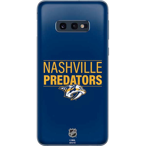 NHL Nashville Predators Lineup Galaxy S10e Skin