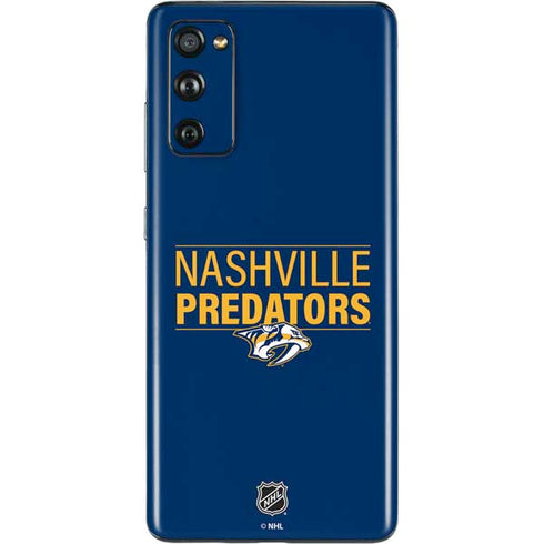 NHL Nashville Predators Lineup Galaxy S20 Fan Edition Skin