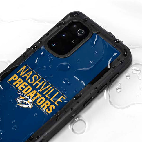 NHL Nashville Predators Lineup Galaxy S20 Plus Waterproof Case