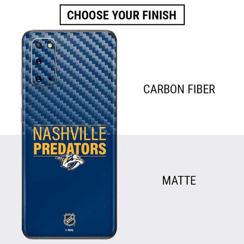 NHL Nashville Predators Lineup Galaxy S20 Skin