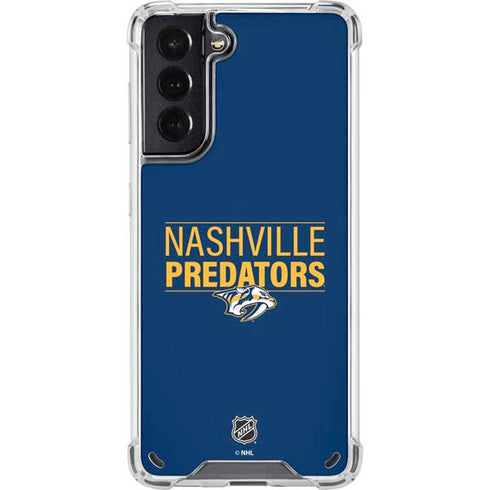 NHL Nashville Predators Lineup Galaxy S21 5G Clear Case