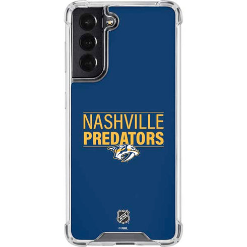 NHL Nashville Predators Lineup Galaxy S22 Clear Case