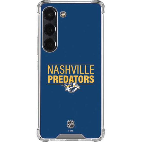 NHL Nashville Predators Lineup Galaxy S23 Clear Case