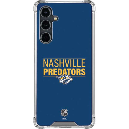NHL Nashville Predators Lineup Galaxy S23 FE Clear Case
