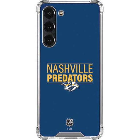 NHL Nashville Predators Lineup Galaxy S23 Plus Clear Case