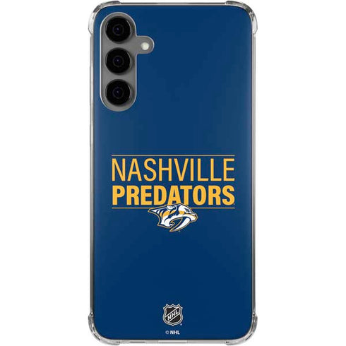 NHL Nashville Predators Lineup Galaxy S24 Plus Clear Case