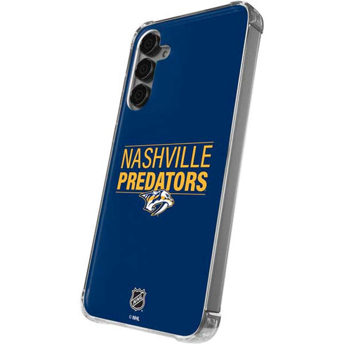 NHL Nashville Predators Lineup Galaxy S24 Plus Clear Case