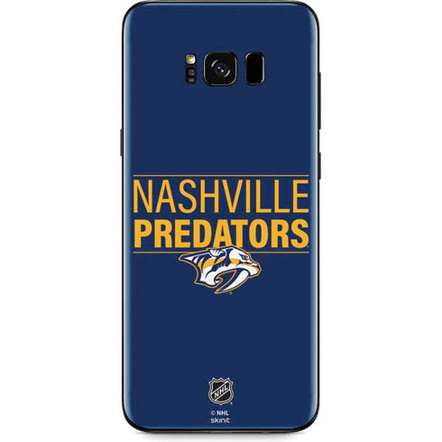 NHL Nashville Predators Lineup Galaxy S8 Plus Skin