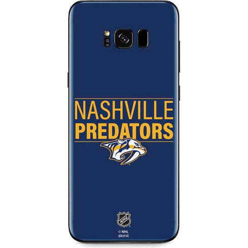NHL Nashville Predators Lineup Galaxy S8 Skin