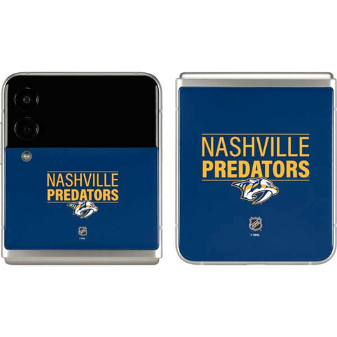 NHL Nashville Predators Lineup Galaxy Z Flip3 5G Skin