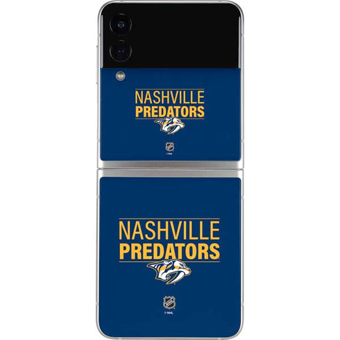 NHL Nashville Predators Lineup Galaxy Z Flip3 5G Skin