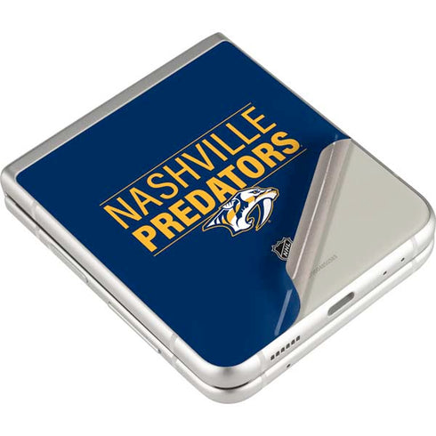 NHL Nashville Predators Lineup Galaxy Z Flip3 5G Skin