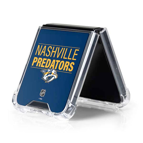 NHL Nashville Predators Lineup Galaxy Z Flip5 5G Clear Case