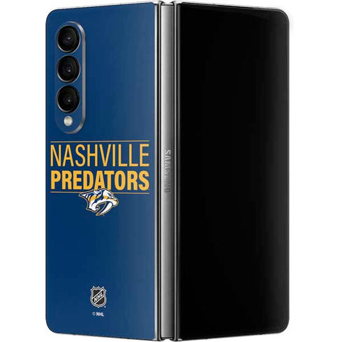 NHL Nashville Predators Lineup Galaxy Z Fold4 5G Skin