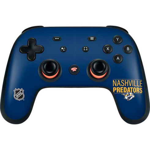 NHL Nashville Predators Lineup Google Stadia Controller Skin