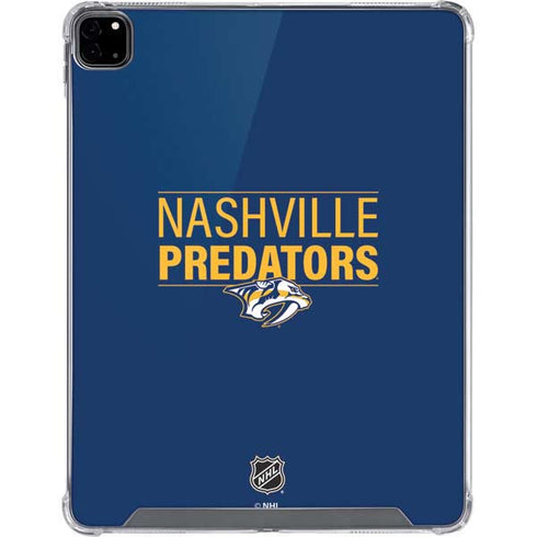 NHL Nashville Predators Lineup iPad Pro 12.9in (2020) Clear Case
