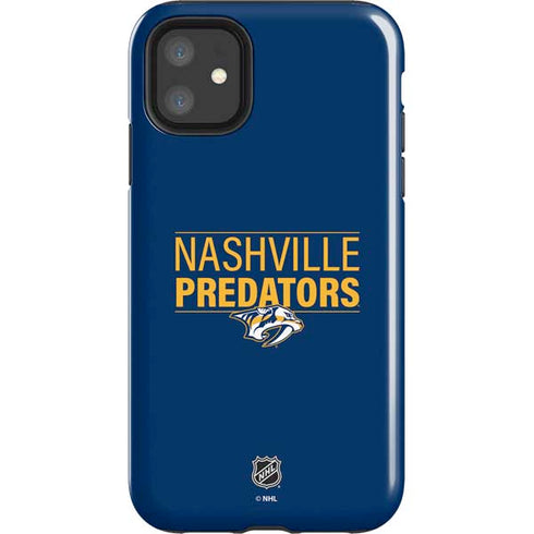 NHL Nashville Predators Lineup iPhone 11 Impact Case