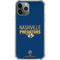 NHL Nashville Predators Lineup iPhone 11 Pro Max Clear Case