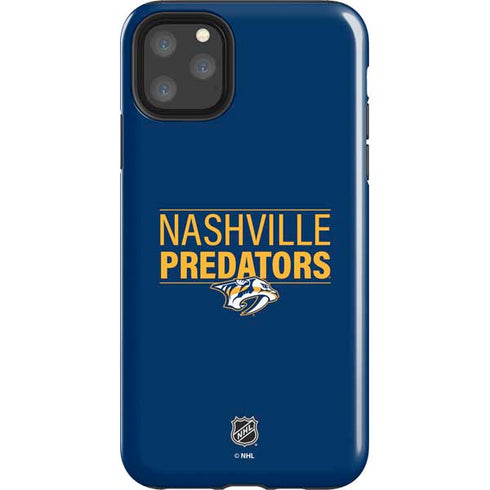 NHL Nashville Predators Lineup iPhone 11 Pro Max Impact Case