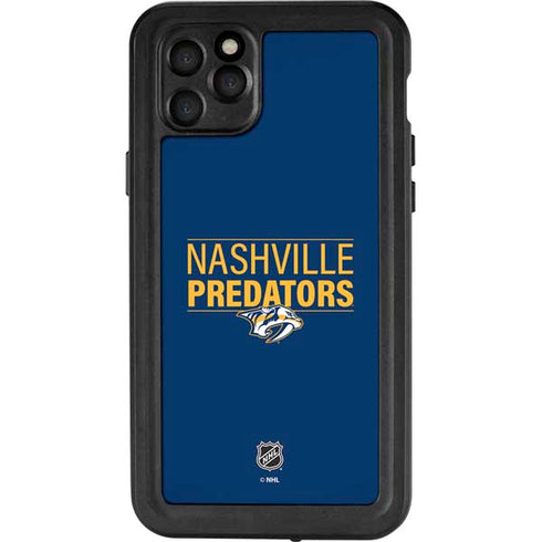 NHL Nashville Predators Lineup iPhone 11 Pro Max Waterproof Case