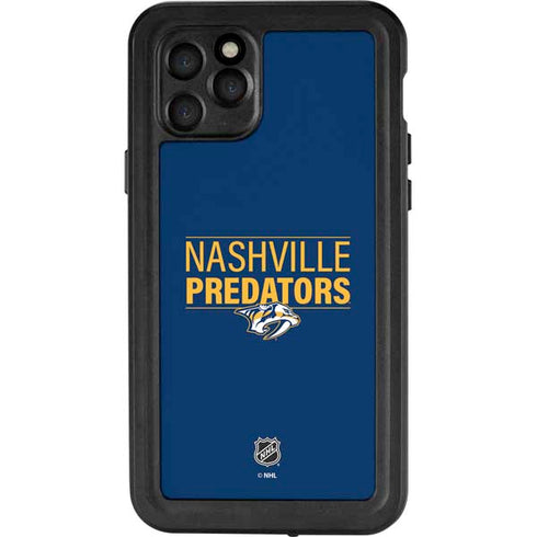 NHL Nashville Predators Lineup iPhone 11 Pro Waterproof Case