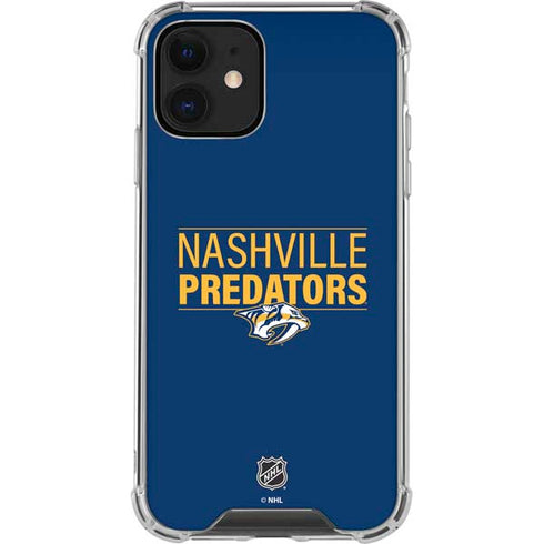 NHL Nashville Predators Lineup iPhone 12 Clear Case