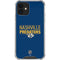 NHL Nashville Predators Lineup iPhone 12 Mini Clear Case