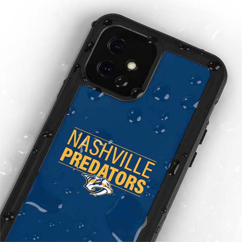 NHL Nashville Predators Lineup iPhone 12 Mini Waterproof Case