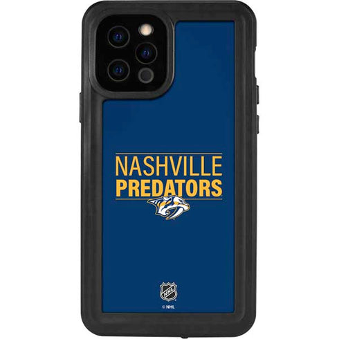 NHL Nashville Predators Lineup iPhone 12 Pro Waterproof Case
