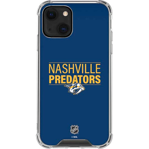 NHL Nashville Predators Lineup iPhone 13 Clear Case