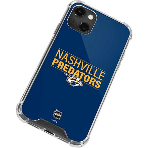 NHL Nashville Predators Lineup iPhone 13 Mini Clear Case