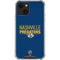 NHL Nashville Predators Lineup iPhone 13 Mini Clear Case