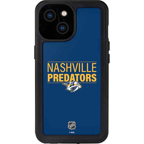NHL Nashville Predators Lineup iPhone 13 Mini Waterproof Case