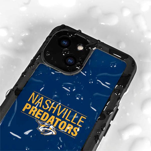 NHL Nashville Predators Lineup iPhone 13 Mini Waterproof Case