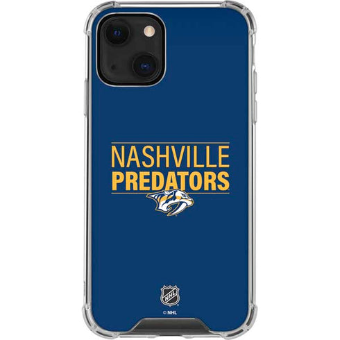 NHL Nashville Predators Lineup iPhone 14 Plus Clear Case