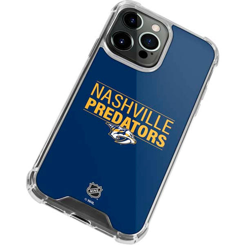 NHL Nashville Predators Lineup iPhone 15 Pro Clear Case