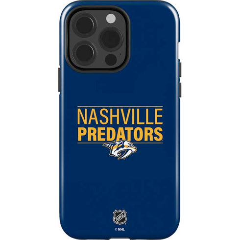 NHL Nashville Predators Lineup iPhone 14 Pro Impact Case