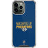NHL Nashville Predators Lineup iPhone 14 Pro Max Clear Case