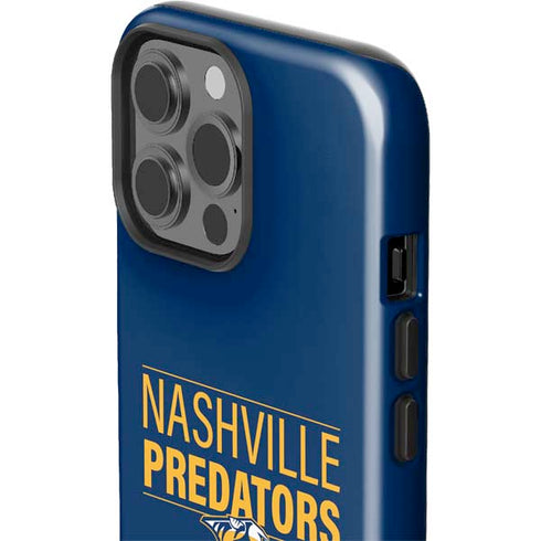 NHL Nashville Predators Lineup iPhone 15 Pro Max Impact Case