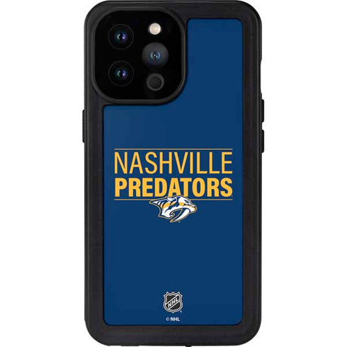 NHL Nashville Predators Lineup iPhone 14 Pro Max Waterproof Case