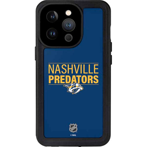 NHL Nashville Predators Lineup iPhone 14 Pro Waterproof Case