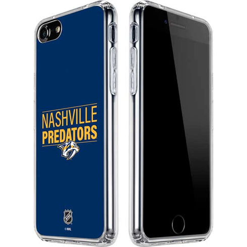 NHL Nashville Predators Lineup iPhone SE (2nd & 3rd Gen) Clear Case