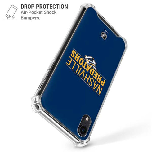 NHL Nashville Predators Lineup iPhone XR Clear Case