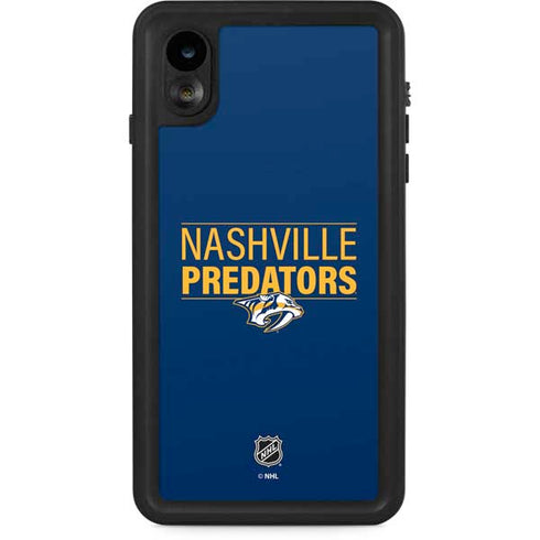 NHL Nashville Predators Lineup iPhone XR Waterproof Case