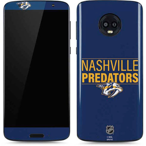 NHL Nashville Predators Lineup Moto G6 Skin