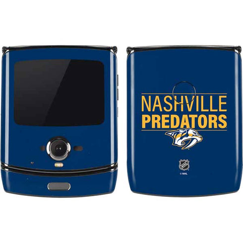 NHL Nashville Predators Lineup Motorola RAZR Skin