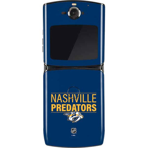 NHL Nashville Predators Lineup Motorola RAZR Skin