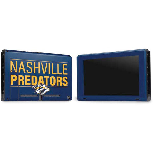 NHL Nashville Predators Lineup Nintendo Switch Bundle Skin
