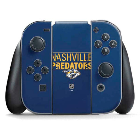 NHL Nashville Predators Lineup Nintendo Switch (2017-2021) Joy-Con Controller Skin
