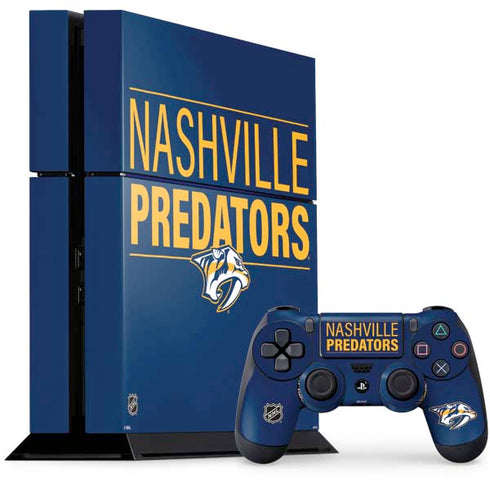 NHL Nashville Predators Lineup PS4 Console and Controller Bundle Skin